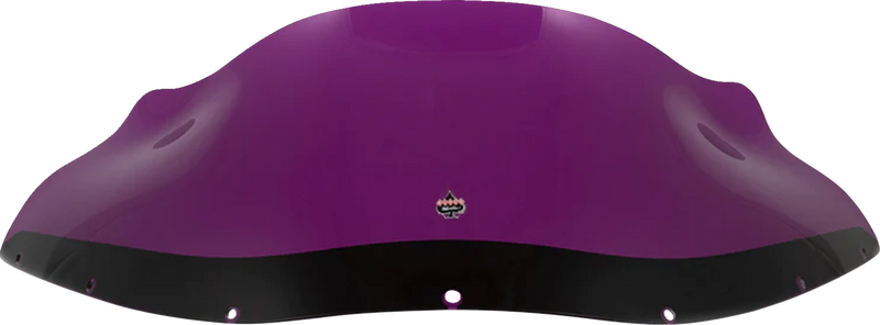 KLOCK WERKS Kolor Flare® Windshield - 9" - Purple - FXRP KWW-02-0617