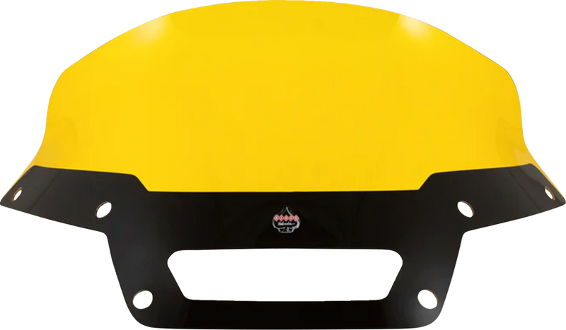 KLOCK WERKS Kolor Flare® Windshield - 6" - Yellow - '22-'25 FXLRST KWW-02-0624