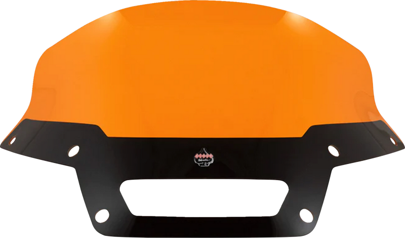 KLOCK WERKS Kolor Flare® Windshield - 6" - Orange - '22-'25 FXLRST KWW-02-0623