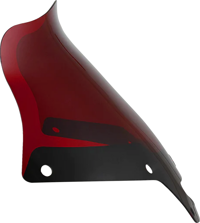 KLOCK WERKS Kolor Flare* Sport Windshield - 8" - Red - FXLRST