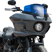 KLOCK WERKS Kolor Flare® Windshield - 6" - Blue - '22-'25 FXLRST KWW-02-0626