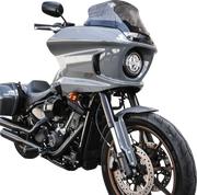 KLOCK WERKS Flare* Windshield - 8" - Dark Smoke - FXLRST KWW-02-0621