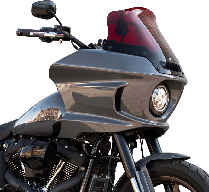 KLOCK WERKS Kolor Flare* Sport Windshield - 8" - Red - FXLRST