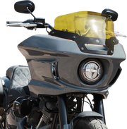 KLOCK WERKS Kolor Flare® Windshield - 6" - Yellow - '22-'25 FXLRST KWW-02-0624