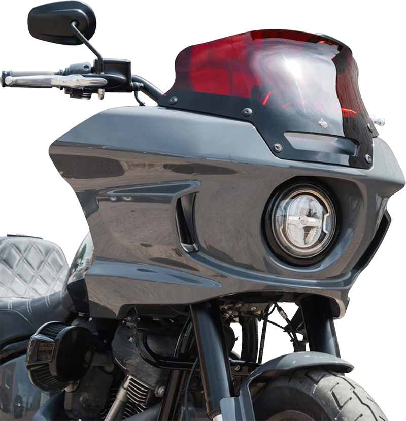 KLOCK WERKS Kolor Flare® Windshield - 6" - Red - '22-'25 FXLRST KWW-02-0622