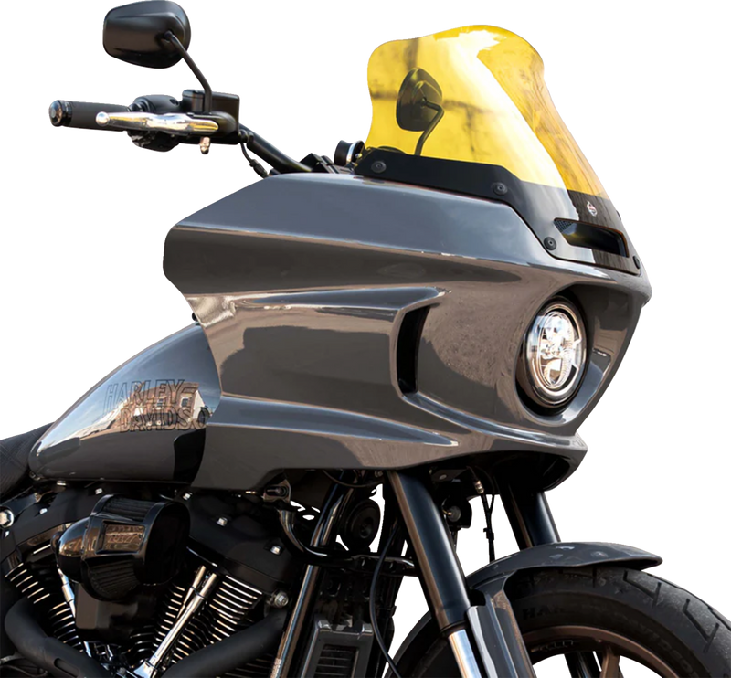 KLOCK WERKS Kolor Flare® Windshield - 8" - Yellow - '22-'25 FXLRST KWW-02-0631