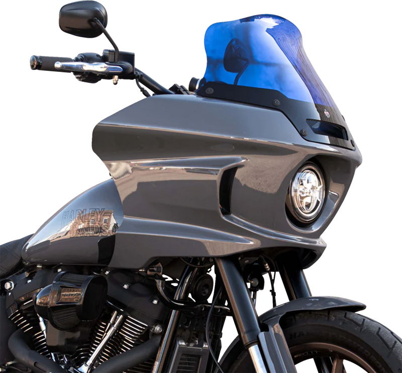 KLOCK WERKS Kolor Flare® Windshield - 8" - Blue - '22-'25 FXLRST KWW-02-0633