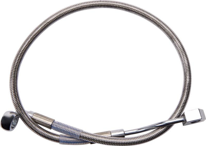 DRAG SPECIALTIES Brake Line - Rear - Master Cylinder to ABS - Stainless Steel - FL/FX '18-'23