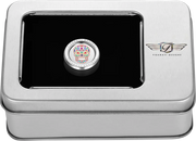 FIGURATI DESIGNS Heel-Toe Shifter Cover - Sugar Skull - Stainless Steel FD30-HTSC-SS