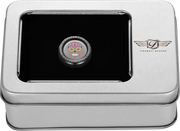 FIGURATI DESIGNS Heel-Toe Shifter Cover - Sugar Skull - Black FD30-HTSC-BLK