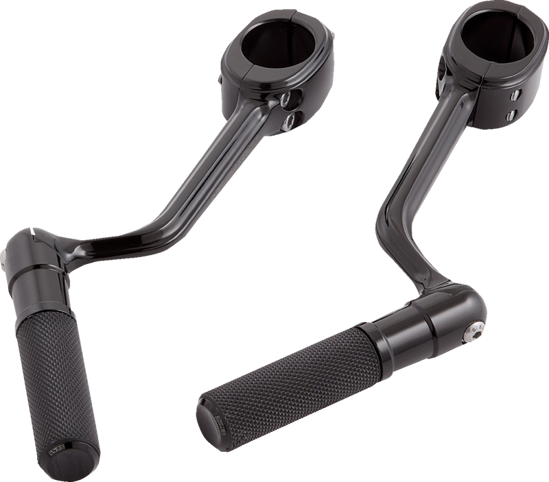 ARLEN NESS Forged Highway Peg Mounts w/ Pegs - Black