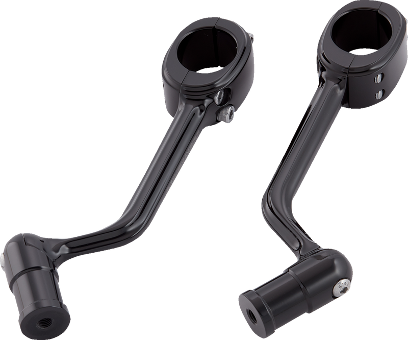 ARLEN NESS Forged Highway Peg Mounts - Black