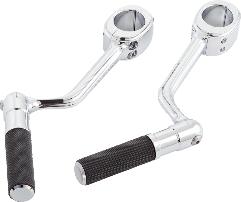 ARLEN NESS Forged Highway Peg Mounts w/ Pegs - Chrome