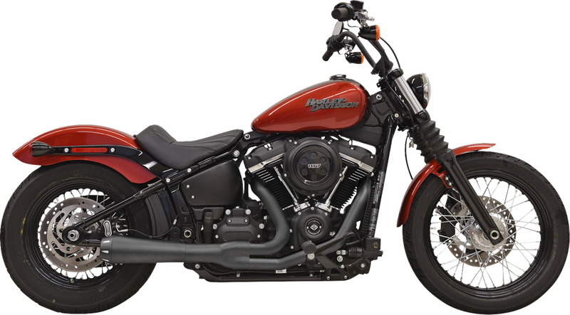 BASSANI XHAUST 2-into-1 Road Rage III Exhaust System - 49-State - Black