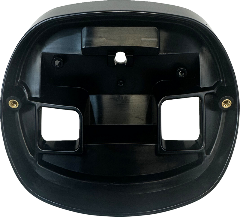 CUSTOM DYNAMICS Taillight Baseplate Replacement - Gloss Black - Softail