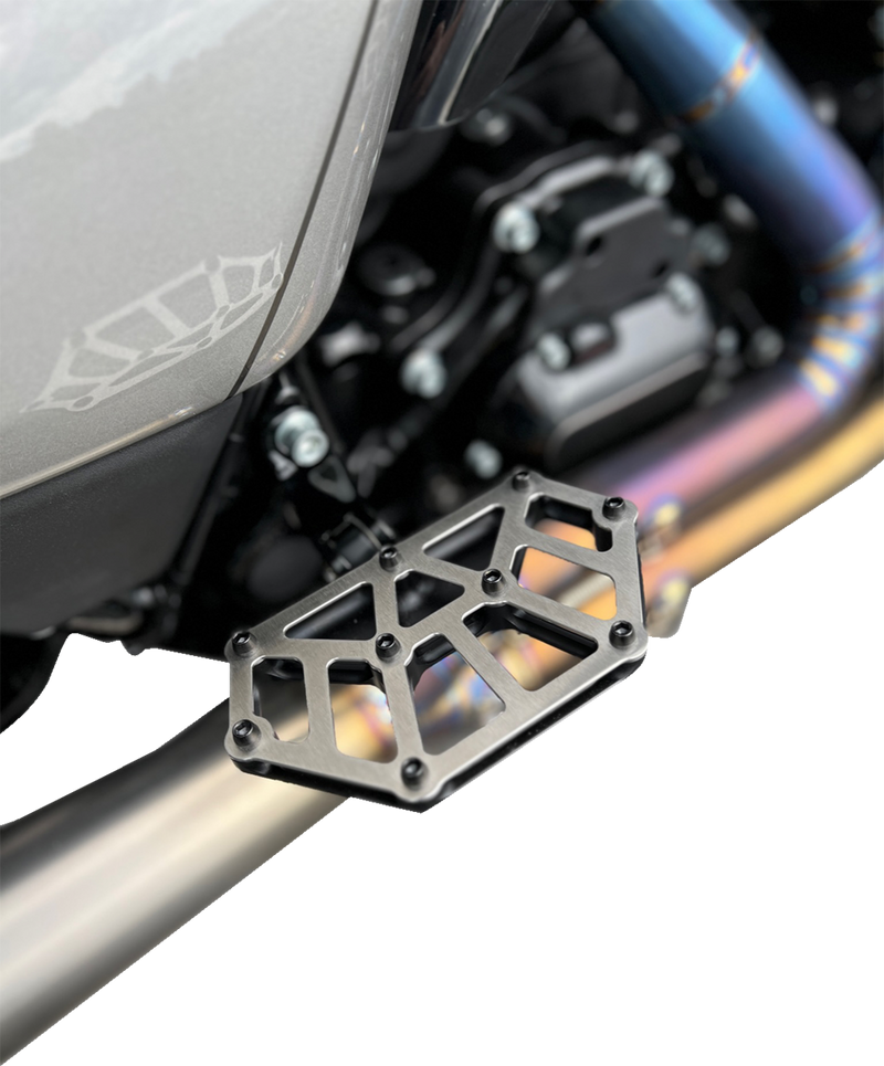 KODLIN USA NXL MINI FLOORBOARDS - BLACK w/ STAINLESS STEEL COVER