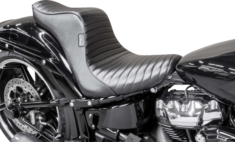 LE PERA Tailwhip Daddy Long Legs Seat - Double Diamond w/ Blue Thread - Touring '08-'24