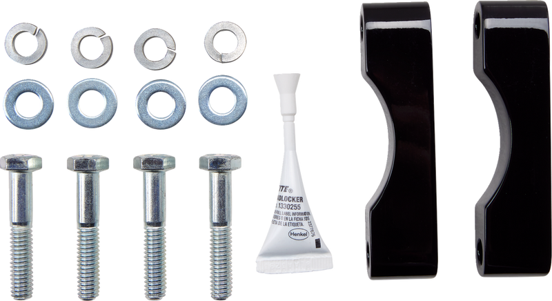 PAUL YAFFE BAGGER NATION DEI Front Fender - 23" Wheel - With Black Adapters DEI23-13E-B