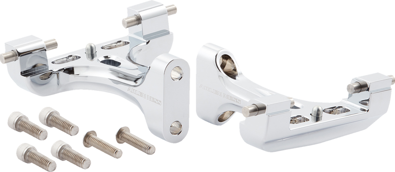 ARLEN NESS Forged Passenger Floorboard Mounts - Chrome