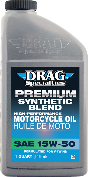 Drag Specialties Oil 15W-50 Synthetic Motorcycle Oil - 1 Quart