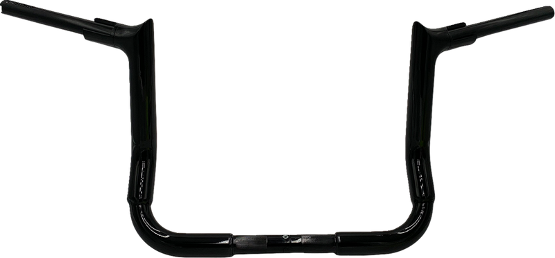 FAT BAGGERS INC. 1-1/2" EZ Install Pointed Top Handlebar - 12" - Black 845012-B