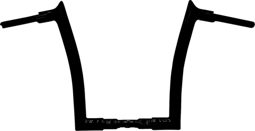 FAT BAGGERS INC. 1-1/2" EZ Install Pointed Top Handlebar - 14" - Black 848014-B