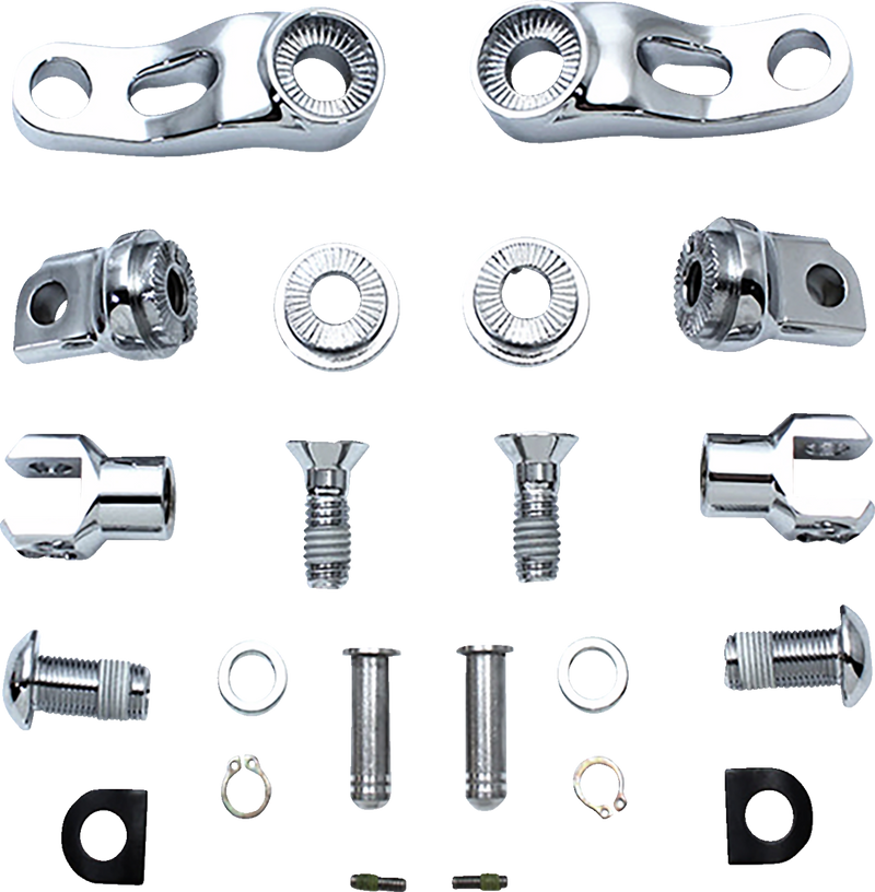 DRAG SPECIALTIES Adjustable Passenger Peg Mount - Chrome