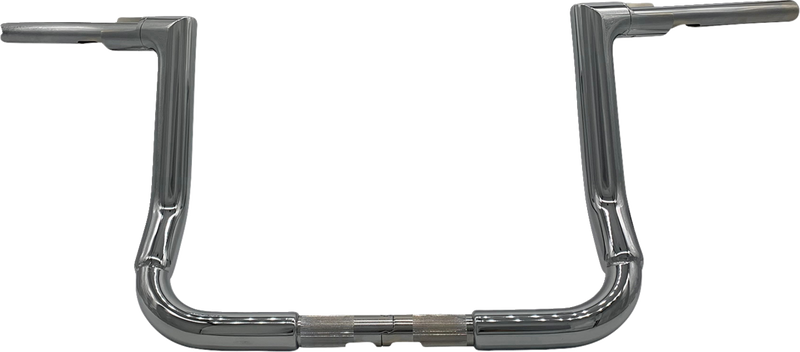 FAT BAGGERS INC. 1-1/2" EZ Install Flat Top Handlebar - 12" - Chrome 645012