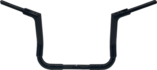 FAT BAGGERS INC. 1-1/2" EZ Install Flat Top Handlebar - 12" - Black 645012-B