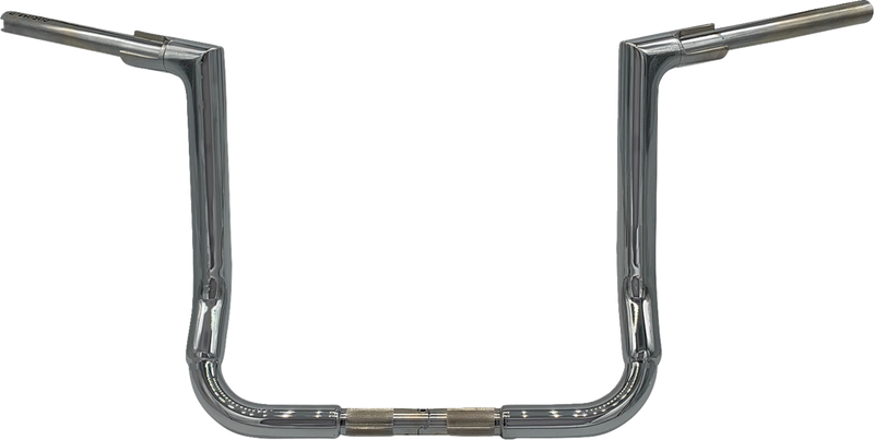 FAT BAGGERS INC. 1-1/2" EZ Install Flat Top Handlebar - 14" - Chrome 645014