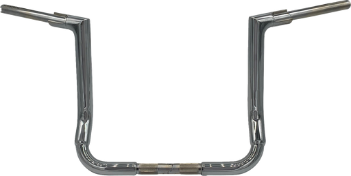 FAT BAGGERS INC. 1-1/2" EZ Install Flat Top Handlebar - 14" - Chrome 645014