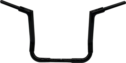 FAT BAGGERS INC. 1-1/2" EZ Install Flat Top Handlebar - 14" - Black 645014-B