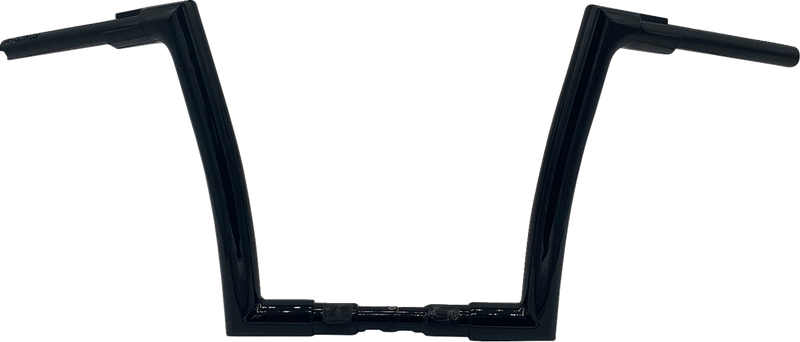 FAT BAGGERS INC. 1-1/2" EZ Install Flat Top Handlebar - 12" - Black 648012-B