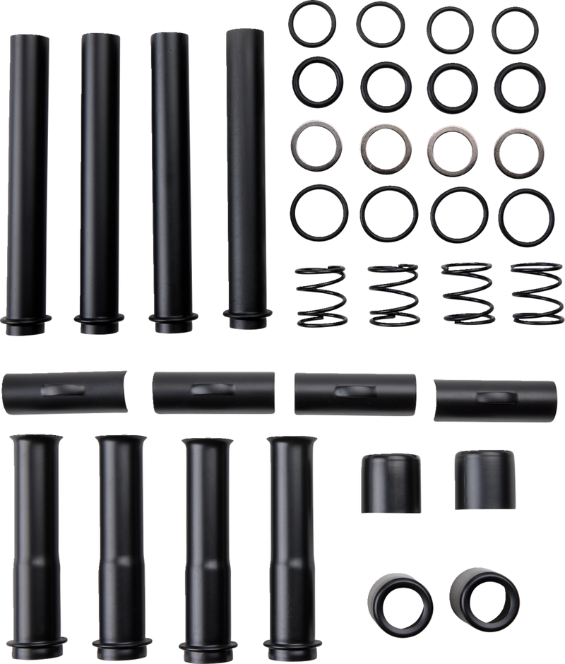 DRAG SPECIALTIES Replacement Pushrod Tube Kit - Black - M8