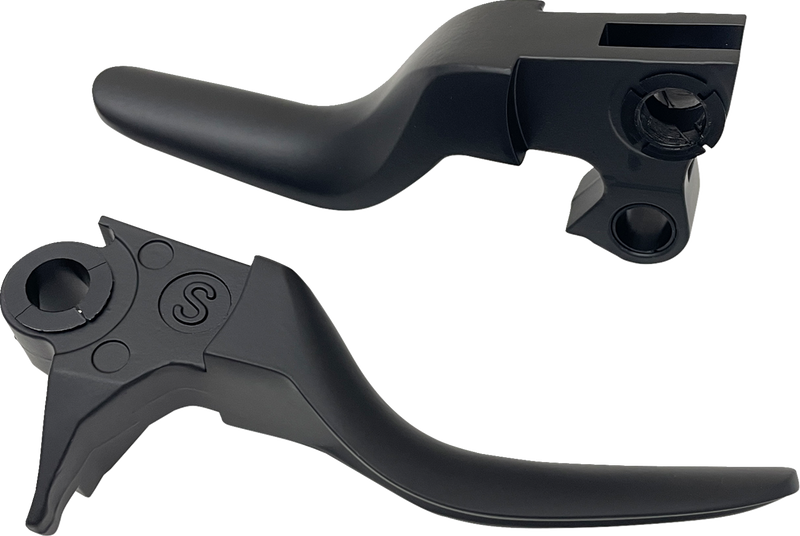 DRAG SPECIALTIES Replacement Lever Set - Short - Black