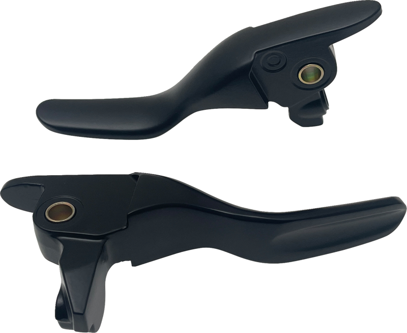 DRAG SPECIALTIES Replacement Lever Set - Short - Black