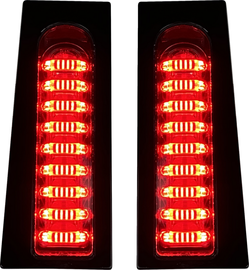 CUSTOM DYNAMICS ProBEAM Auxiliary Fillerz - Run/Brake/Turn - Smoke Lens - Gloss Black