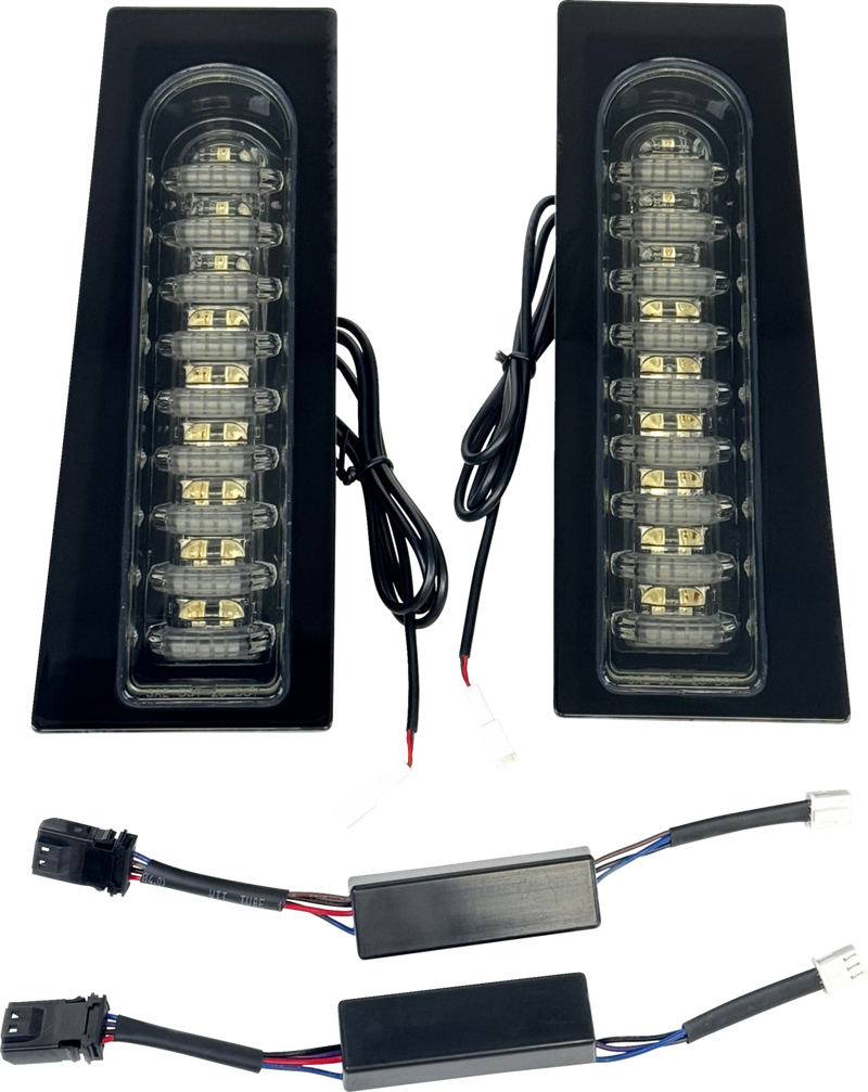 CUSTOM DYNAMICS ProBEAM Auxiliary Fillerz - Run/Brake/Turn - Smoke Lens - Gloss Black