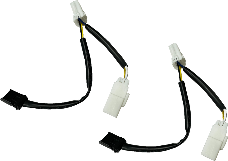 CUSTOM DYNAMICS Run/Turn Signal Adapter - Front - '06-'13 FLH