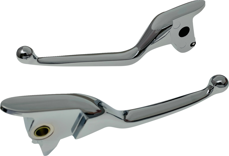 DRAG SPECIALTIES Replacement Lever Set - Narrow - Chrome