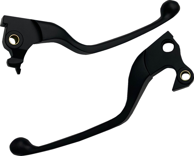 DRAG SPECIALTIES Replacement Lever Set - Narrow - Black