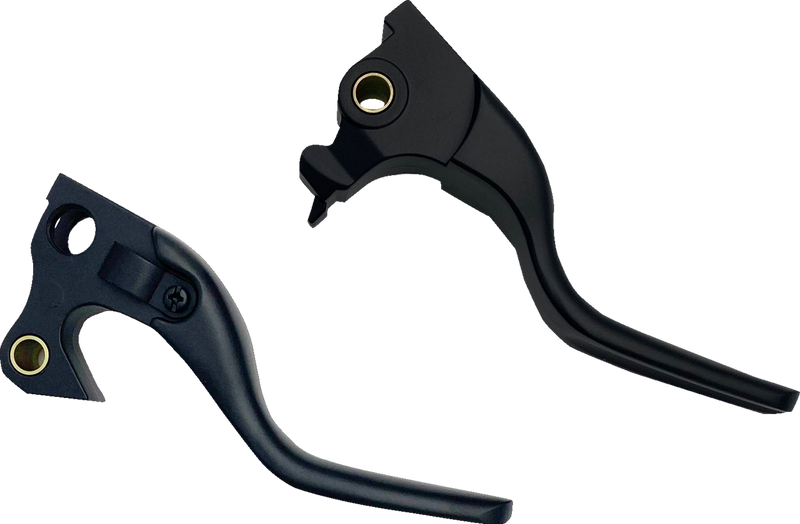 DRAG SPECIALTIES Replacement Lever Set - Short - Black