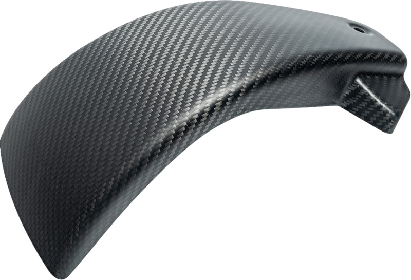 SLYFOX Carbon Fiber Side Cover - Left - Matte Black - '22-'23 SOFTAIL