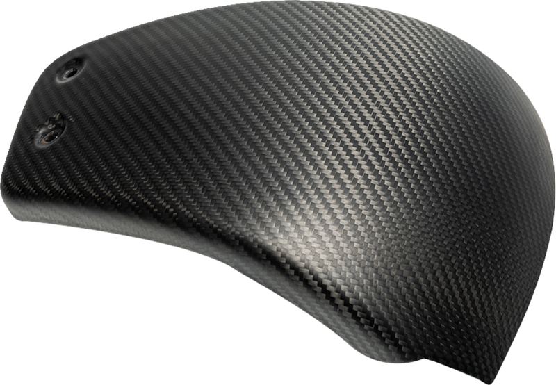 SLYFOX Carbon Fiber Side Cover - Right - Matte Black - '22-'23 SOFTAIL