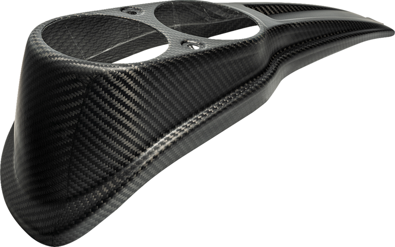 SLYFOX Dash Panel - Carbon Fiber Matte Black - '22-'24 SOFTAIL