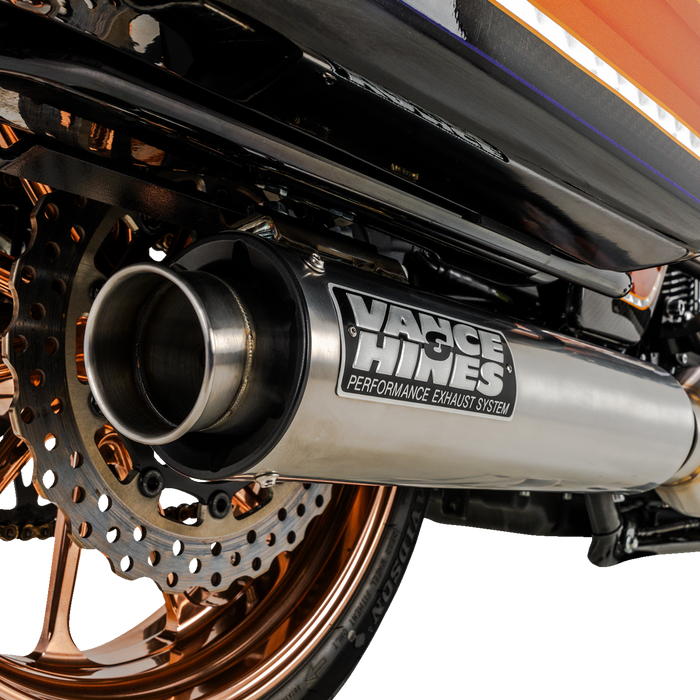 VANCE & HINES 2-into-1 Supersport PCX* Exhaust System - Brushed Touring