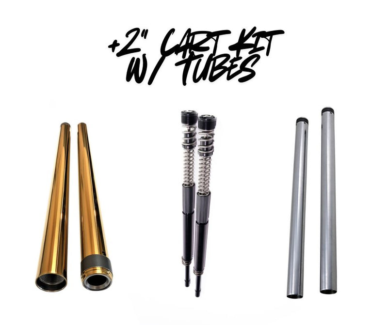 RWD RS-1F Softail +2" Fork Cartridge Kit W/ Extended Tubes 2018 - 2026 Harley Davidson Softail 49MM