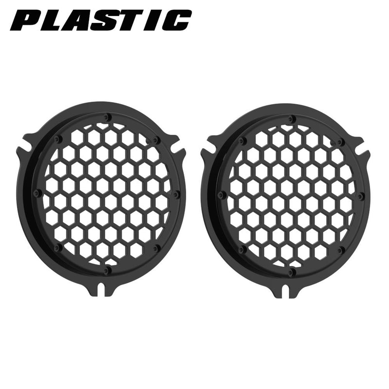 Advanblack HEX Speaker Grills Color Matched For 2014+ Electric Glide / Street Glide Inner Fairing