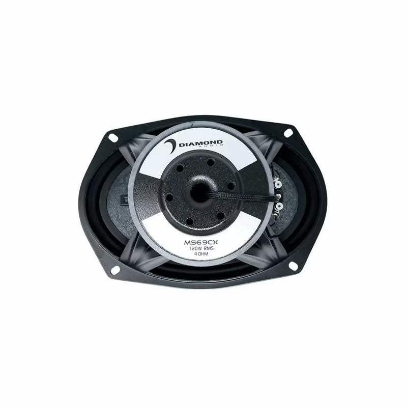 DIAMOND AUDIO CX 2-way 6"X9" High-Output CoaxSub, 125W RMS Power Handling (2 & 4 OHM)