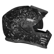Simpson Ghost Bandit helmet - Forged Carbon side view